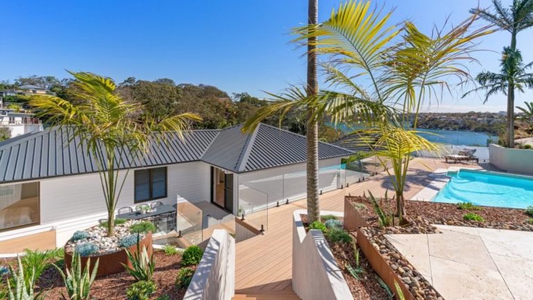 Complete outdoor makeover with deck, garden and pool in Lilli Pilli