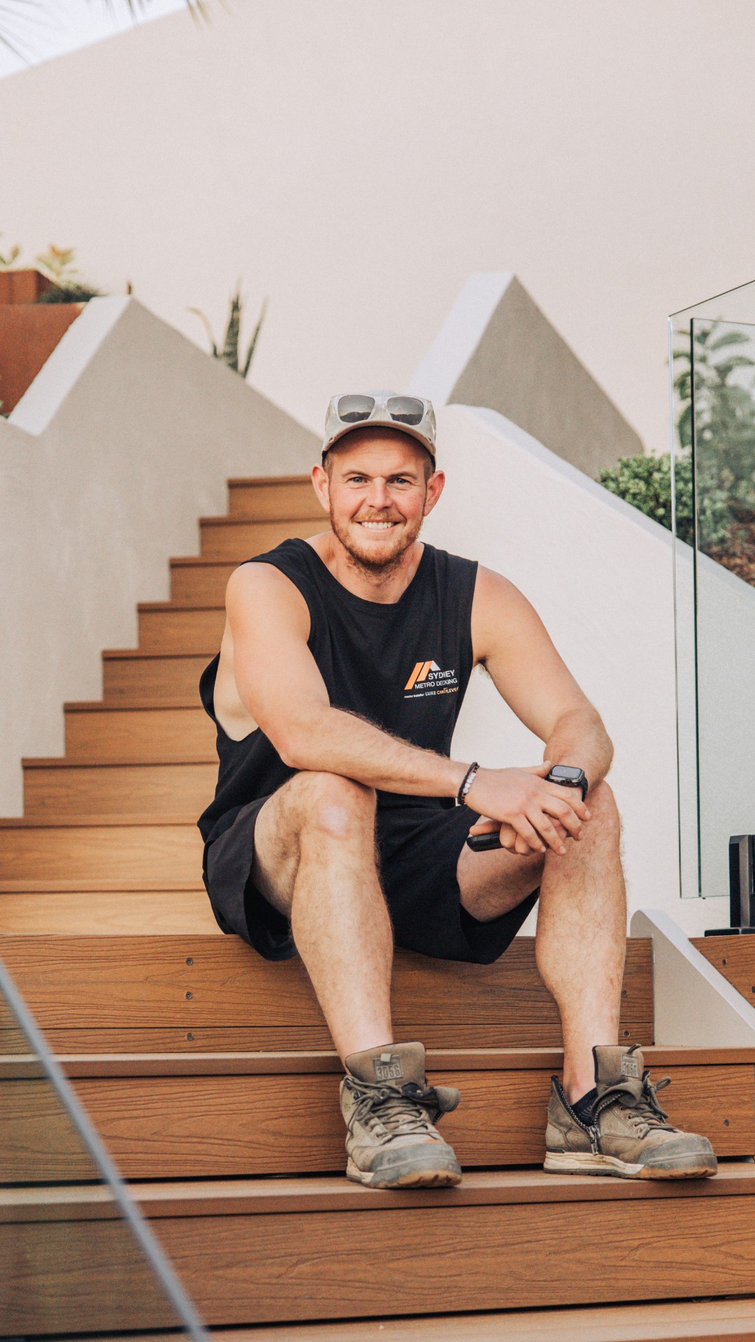 Photo of Chris Miller from Sydney Metro Decking Hero Shot 1080x1920px